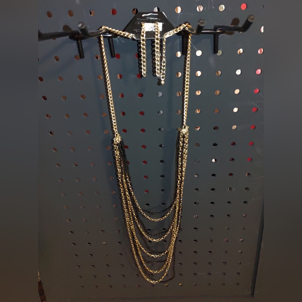 Vintage Bijoux Stella necklace and earring set